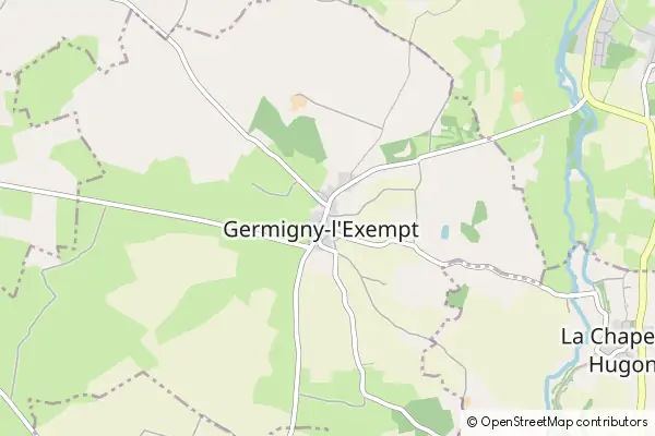 Mapa Germigny l'Exempt