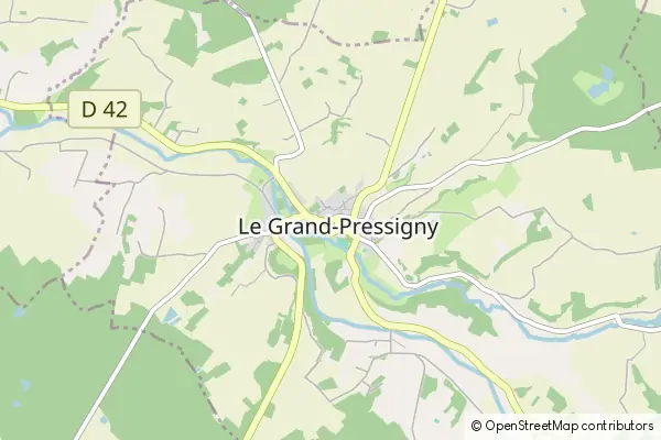 Mapa Le Grand-Pressigny