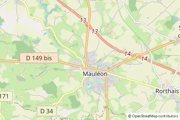 Mapa Mauléon