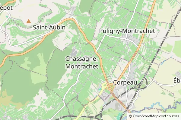 Mapa Chassagne-Montrachet