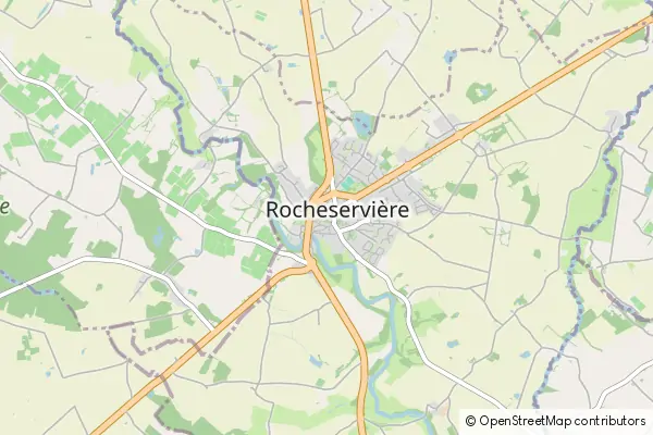 Mapa Rocheservière