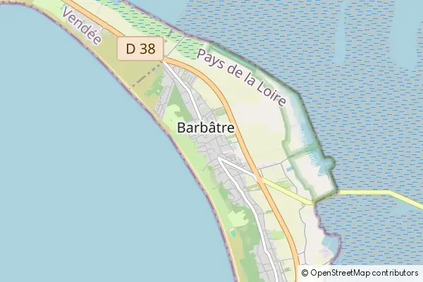 Mapa Barbâtre