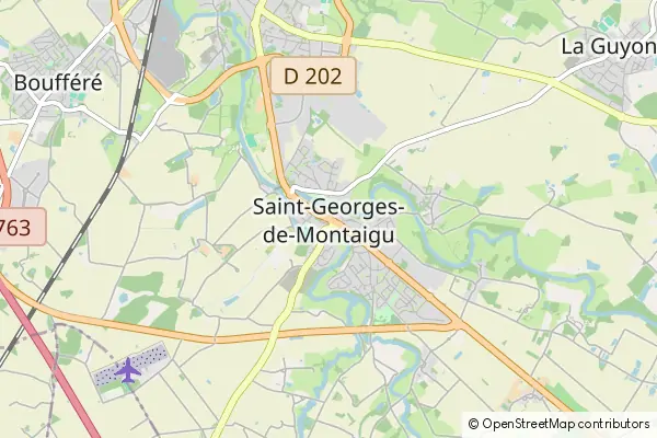 Mapa Saint-Georges-de-Montaigu