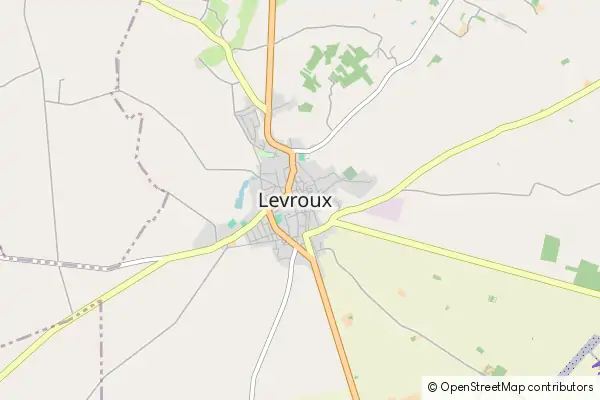 Mapa Levroux