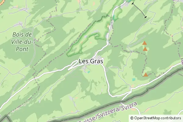 Mapa Les Gras