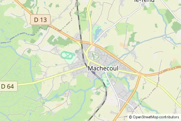 Mapa Machecoul