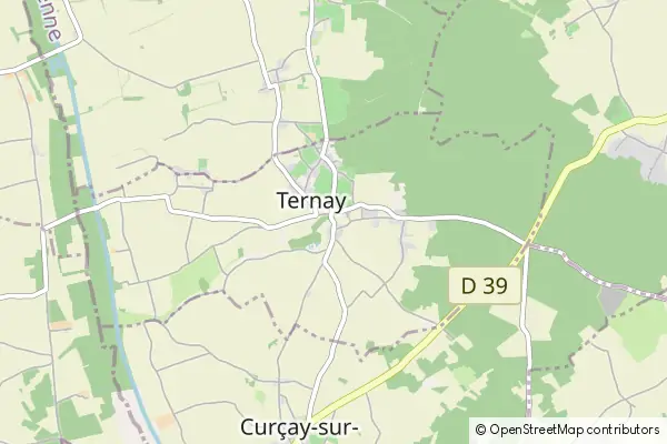 Mapa Ternay