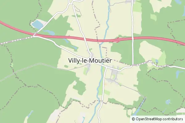 Mapa Villy-le-Moutier