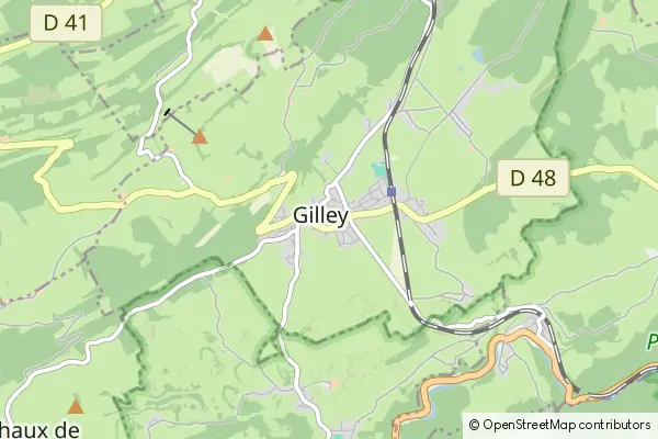 Mapa Gilley