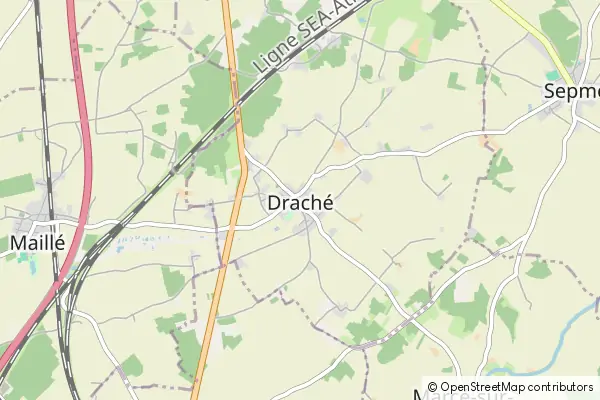 Mapa Draché