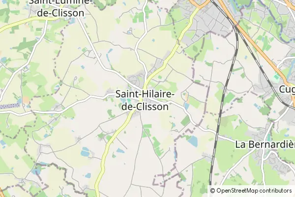 Mapa Saint-Hilaire-de-Clisson