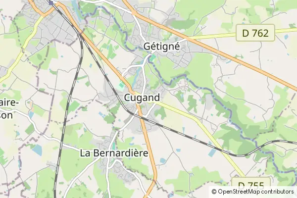 Mapa Cugand