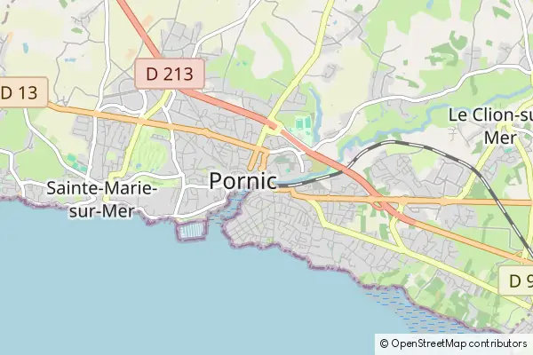 Mapa Pornic