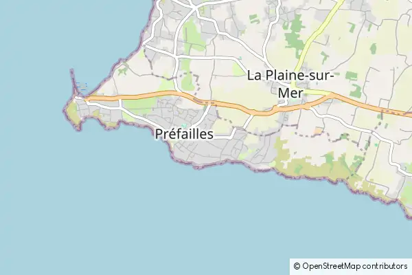 Mapa Préfailles