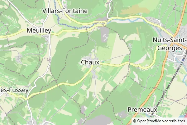 Mapa Chaux