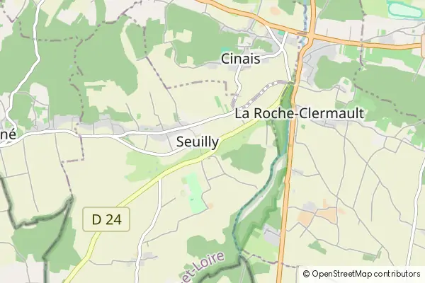 Mapa Seuilly