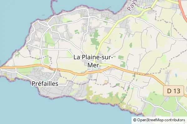 Mapa La Plaine-sur-Mer