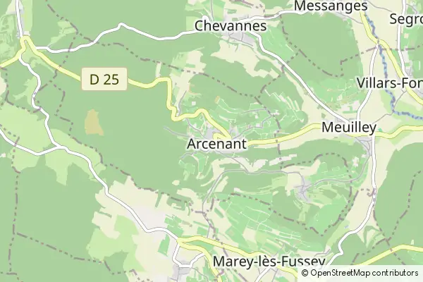 Mapa Arcenant