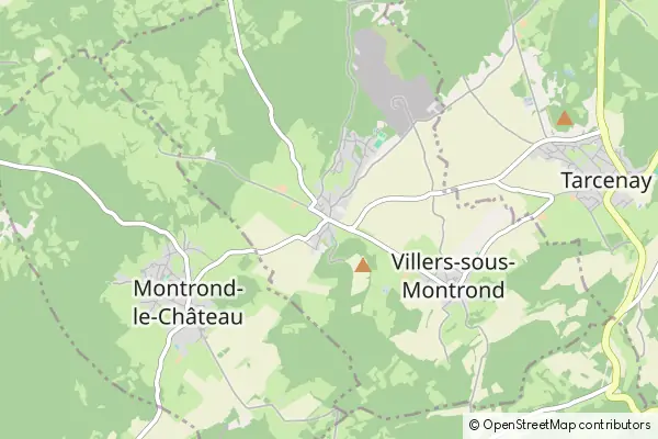 Mapa Mérey-sous-Montrond