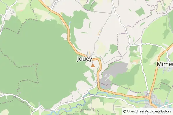 Mapa Jouey