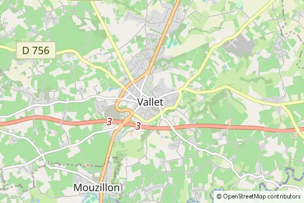 Mapa Vallet