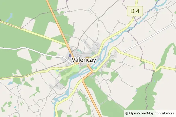 Mapa Valençay