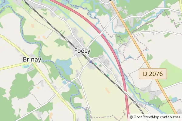 Mapa Foëcy