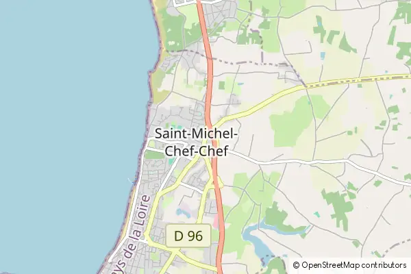 Mapa Saint-Michel-Chef-Chef