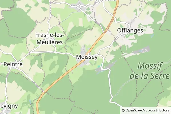 Mapa Moissey