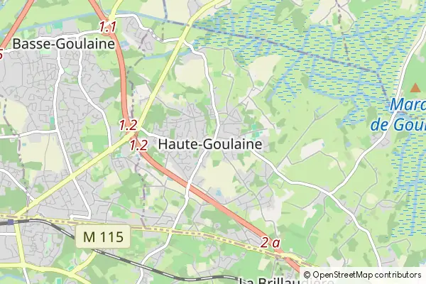 Mapa Haute-Goulaine