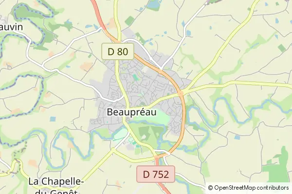 Mapa Beaupréau