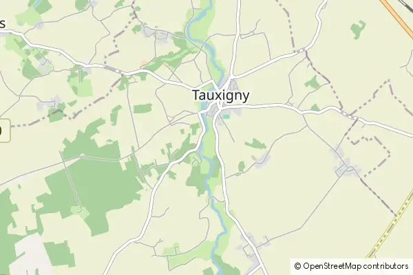 Mapa Tauxigny-Saint-Bauld