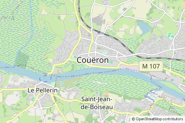 Mapa Couëron