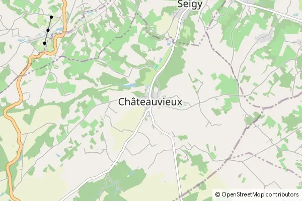 Mapa Châteauvieux