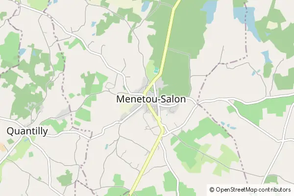 Mapa Menetou-Salon