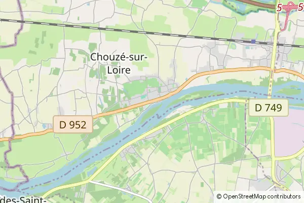 Mapa Chouzé-sur-Loire