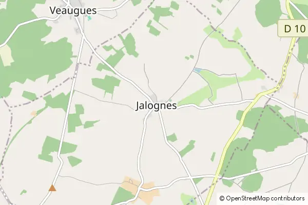 Mapa Jalognes