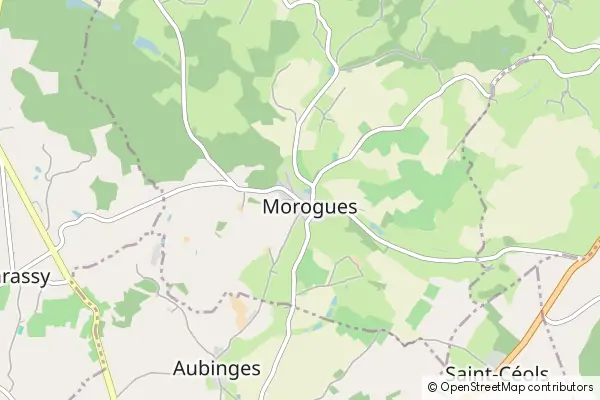 Mapa Morogues