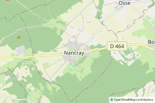 Mapa Nancray