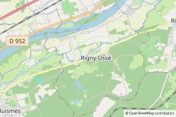 Mapa Rigny-Ussé