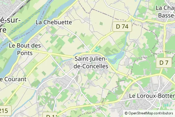 Mapa Saint-Julien-de-Concelles