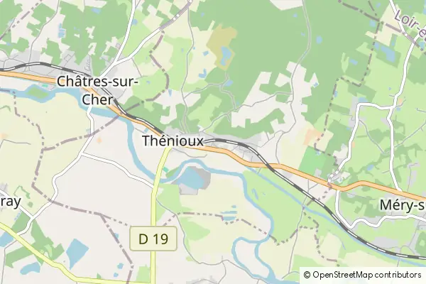 Mapa Thénioux