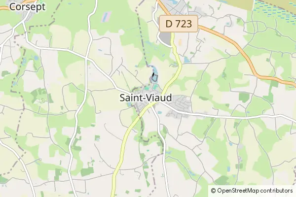 Mapa Saint Viaud