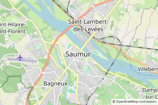 Mapa Saumur