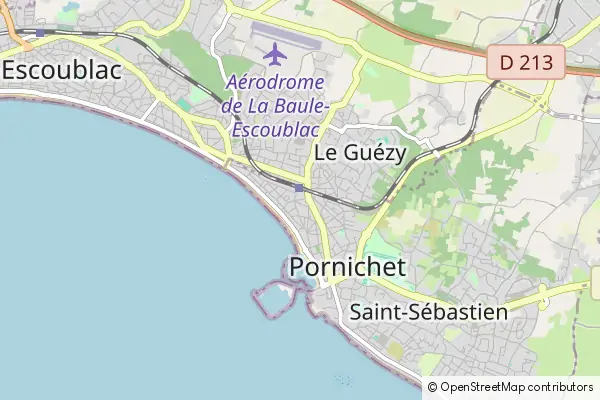 Mapa Pornichet