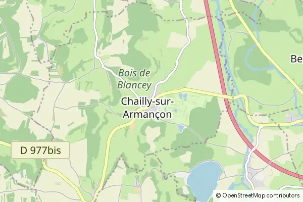 Mapa Chailly-sur-Armançon