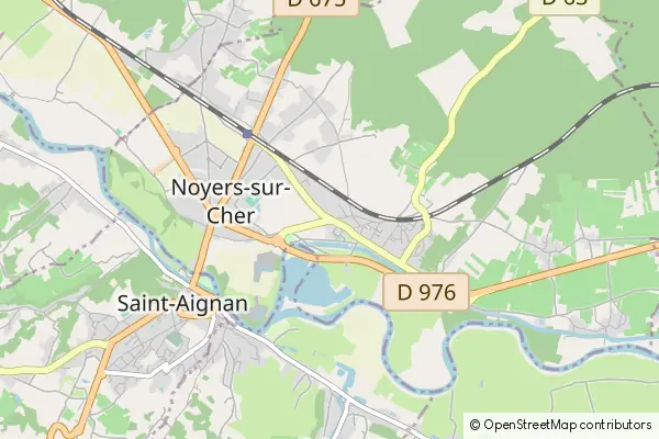 Mapa Noyers-sur-Cher