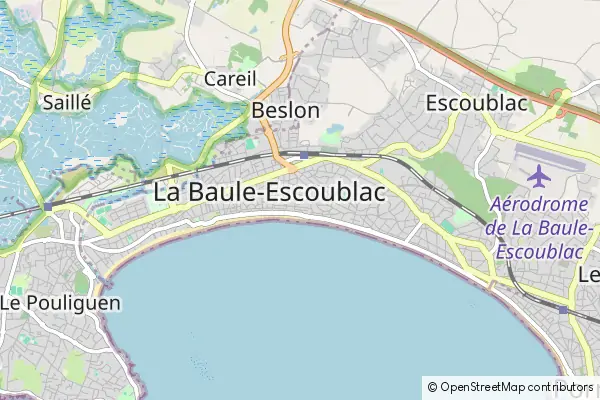 Mapa Baule-Escoublac