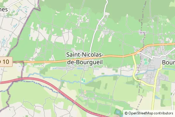 Mapa Saint Nicolas de Bourgueil