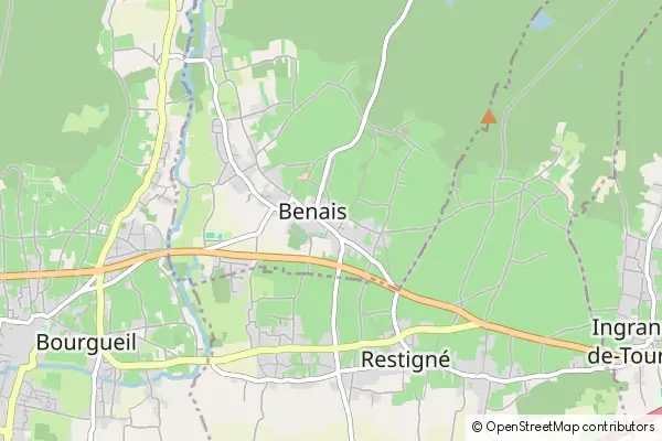 Mapa Benais